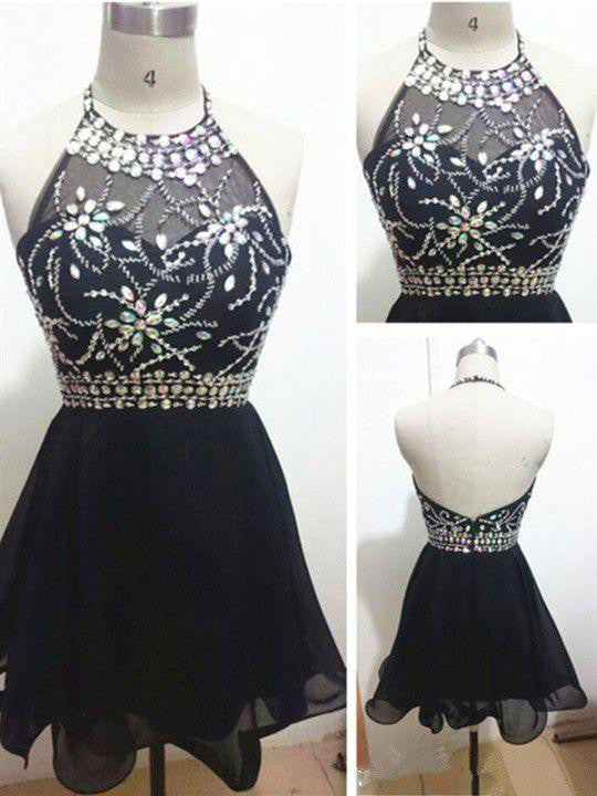 Homecoming Dress Little Black Dress Short Prom Dress Party Dress Jk185 Anna Promdress