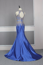 Open Back Mermaid Long Prom Dress 8th Graduation Dress Custom-made School Dance Dress YDP0747